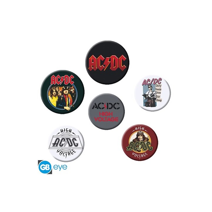 ABYSTYLE AC/DC - Set 6 spille : "High Voltage"