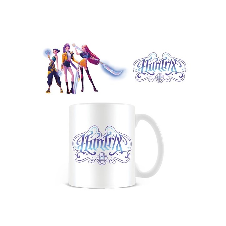 PYRAMID KPOP DEMON HUNTERS (HUNTRIX GROUP) WHITE MUG