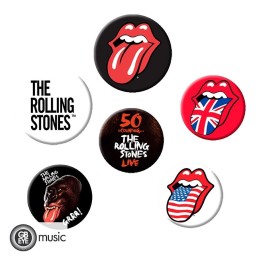 ABYSTYLE THE ROLLING STONES - Set 6 Spille: "Badge Pack"
