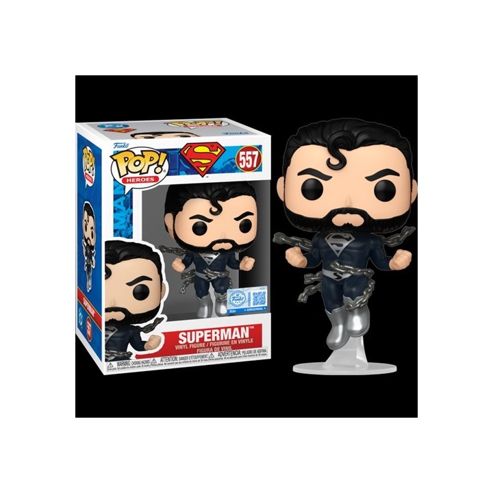 FUNKO POP DC Heroes: Superman - 557 Superman (BK) (Exclusive) 9cm