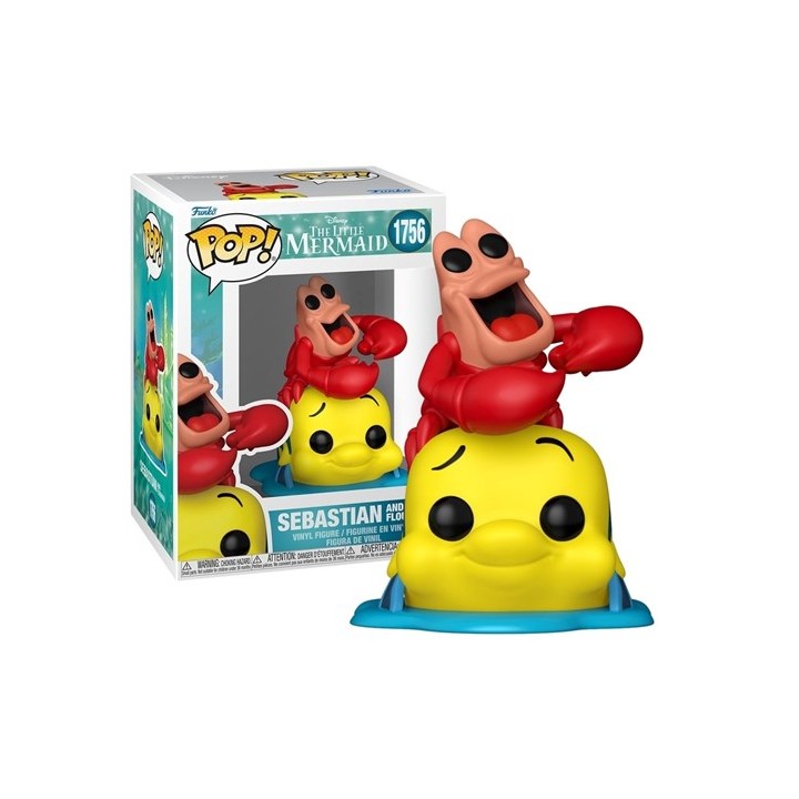 FUNKO POP Disney: The Little Mermaid - 1756 Sebastian & Flounder 9cm