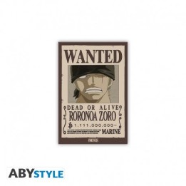 ABYSTYLE ONE PIECE - Standard Magnete: "Wanted Zoro"