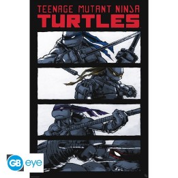 ABYSTYLE TEENAGE MUTANT NINJA TURTLES - Poster: "Comics black & white" (91.5x61)