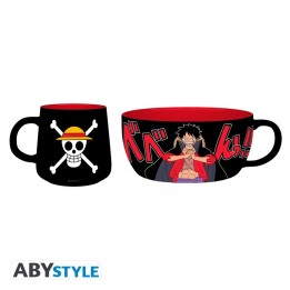 ABYSTYLE ONE PIECE - Breakfast Set Tazza + Bowl: "Luffy"