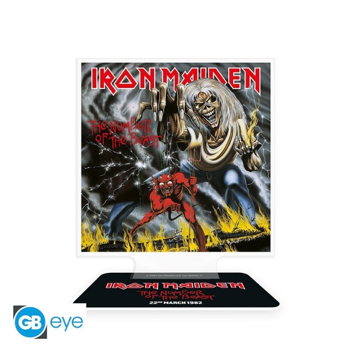 ABYSTYLE IRON MAIDEN - Acryl Figure 2D: "Number of the Beast"