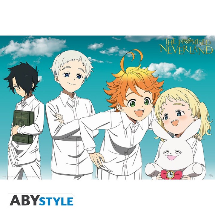 ABYSTYLE THE PROMISED NEVERLAND - Poster grande: "Trio" (91.5x61)