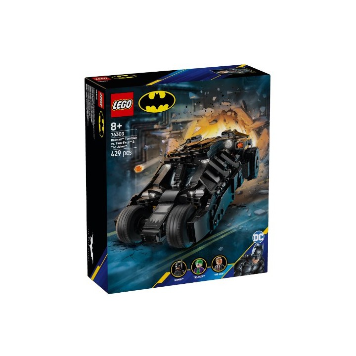 LEGO 76303 SUPER HEROES DC - Tumbler di Batman contro Two-Face e The Joker