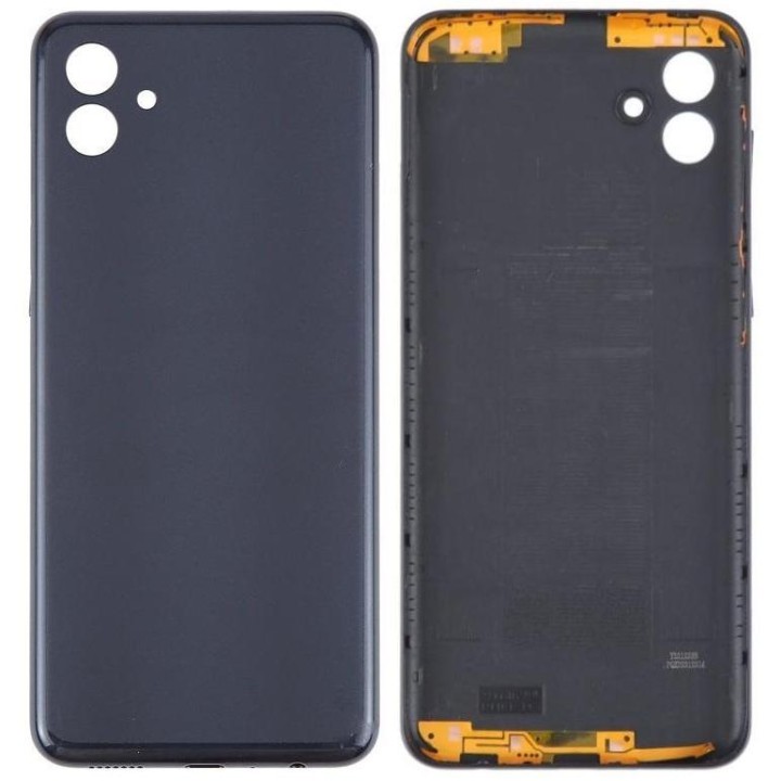 COVER POSTERIORE PER SAMSUNG GALAXY A04 A045F NERO ORIGINALE