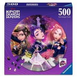 RAVENSBURGER K-Pop Demon Hunters Round 500 pc