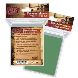 EPIC FORGE Outer sleeves Mat (66*91 mm) x100 (100 microns) - GREEN