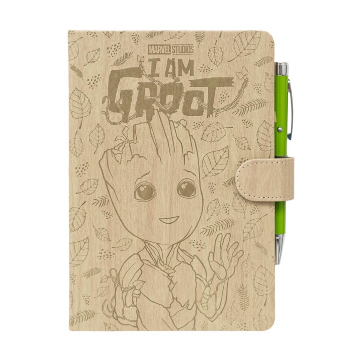 ERIK.QUADERNO PREMIUM A5 CON PENNA PROIETTORE MARVEL GROOT