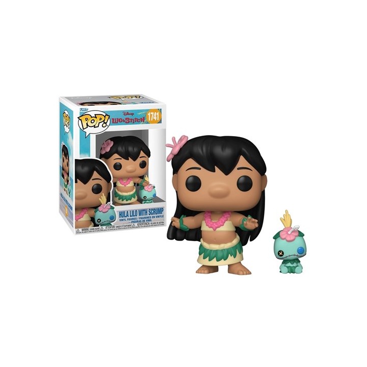 FUNKO POP Disney: Lilo & Stitch - 1741 Hula Lilo with Scrump 9cm