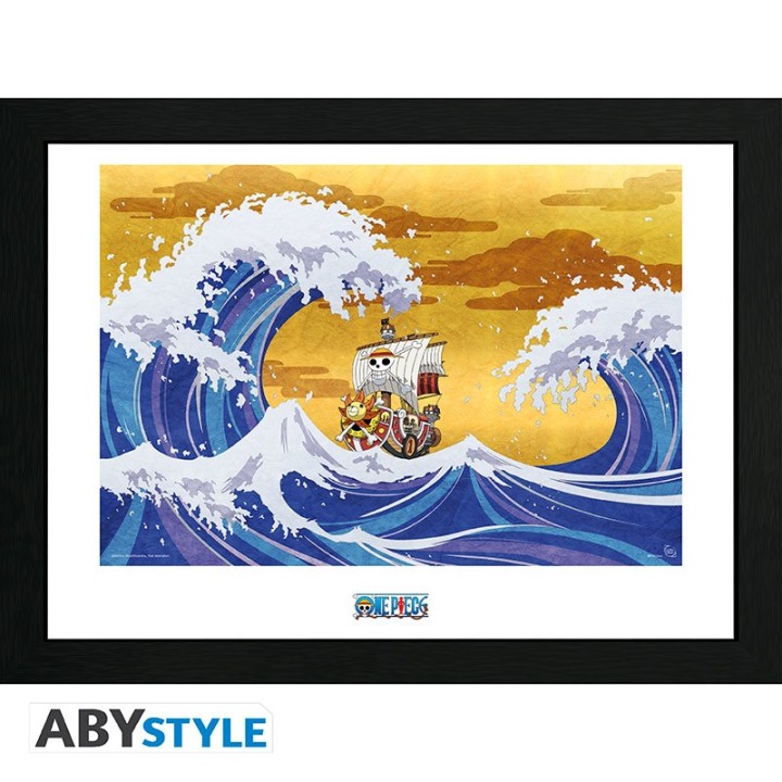 ABYSTYLE ONE PIECE - Poster Incorniciato: "Thousand Sunny" (30x40)