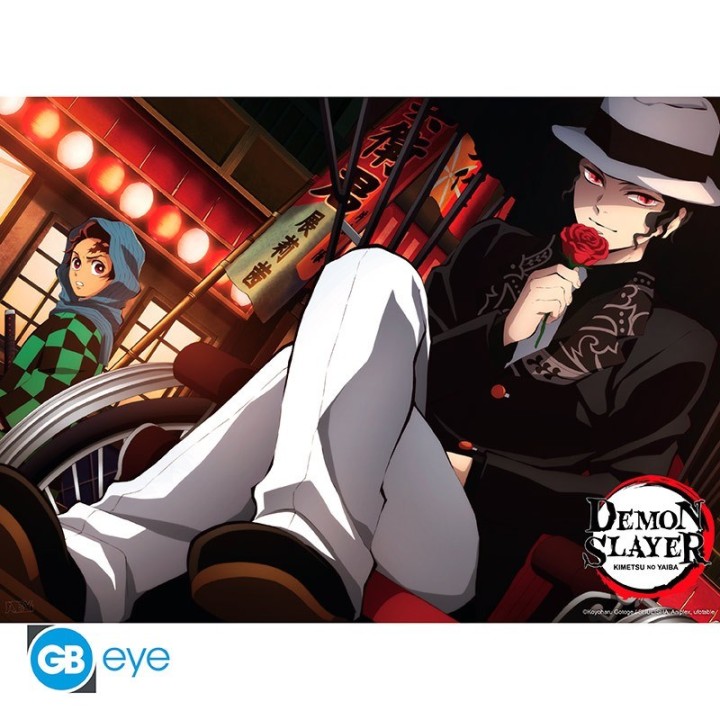 ABYSTYLE DEMON SLAYER - Poster 52x38 : "Kibutsuji Muzan"