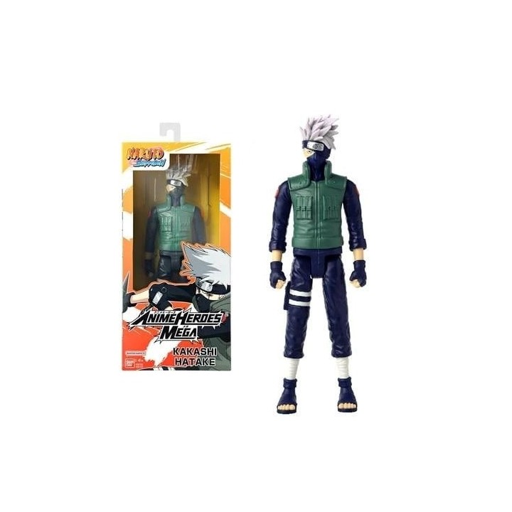 BANDAI RED Naruto: Anime Heroes Mega - Kakashi Hatake 30cm