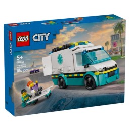 LEGO 60451 CITY - Ambulanza di emergenza