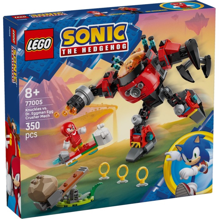 LEGO 77005 Knuckles vs. il Mech Egg Crusher del Dr. Eggman