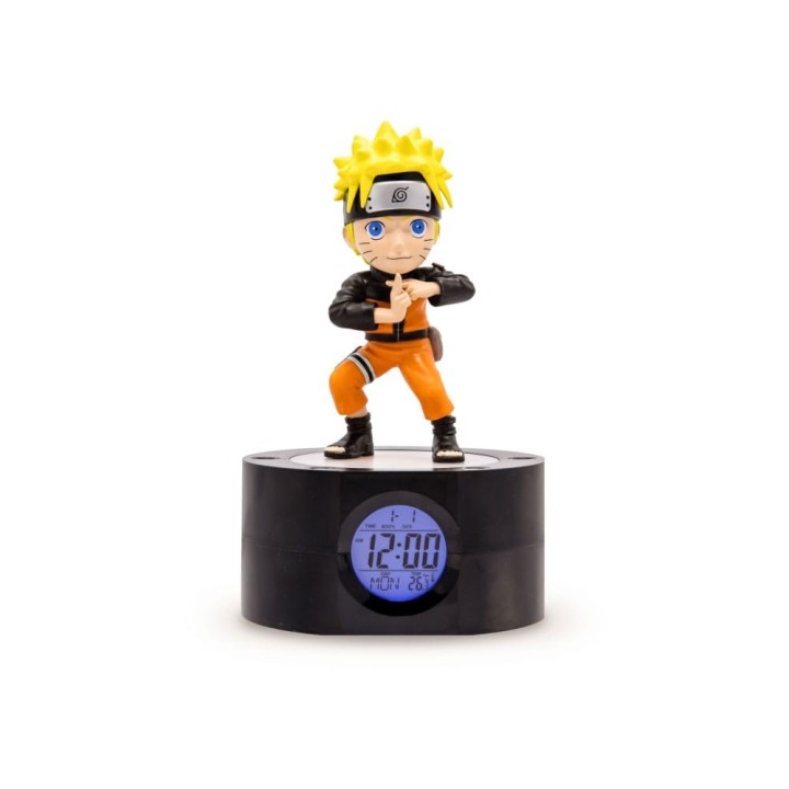 NARUTO OROLOGIO SVEGLIA DIGITALE CON LAMPADA NARUTO 18 CM