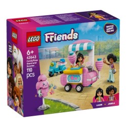LEGO 42643 FRIENDS Bancarella di zucchero filato e scooter