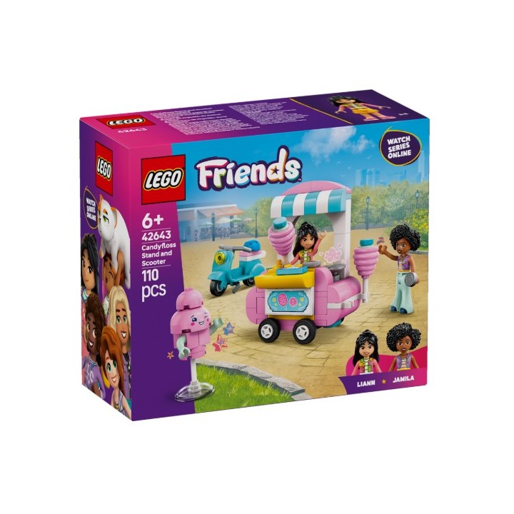 LEGO 42643 FRIENDS Bancarella di zucchero filato e scooter