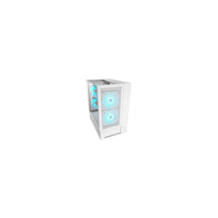 COUGAR CASE MID TOWER OMNY X WHITE 2TG 4FAN ARGB + HUB (supp GPU VERT.
