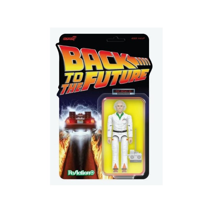 112765 - Back To The Future Wave 1 Doc Brown '85 Reaction+ Figure