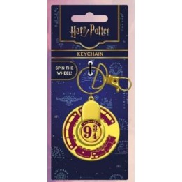 PYRAMID HARRY POTTER (HOGWARTS EXPRESS) METAL SPINNER KEYCHAIN