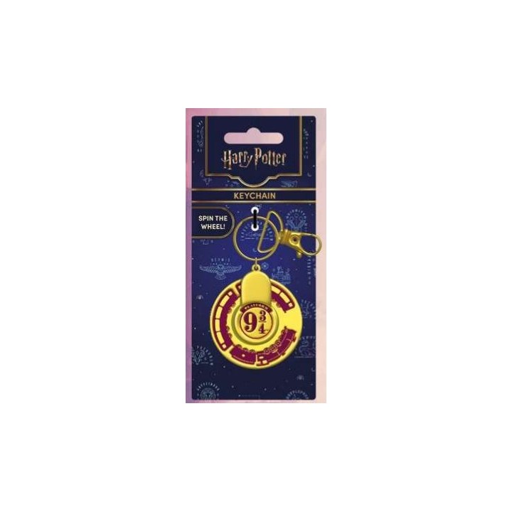 PYRAMID HARRY POTTER (HOGWARTS EXPRESS) METAL SPINNER KEYCHAIN