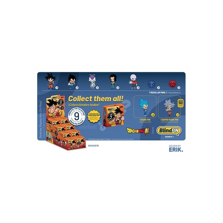 ERIK MYSTERY BOX SPILLETTE COLLEZIONABILI DRAGON BALL SUPER SERIE 1 D.