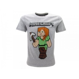 MINECRAFT T-shirt 14 anni grigia