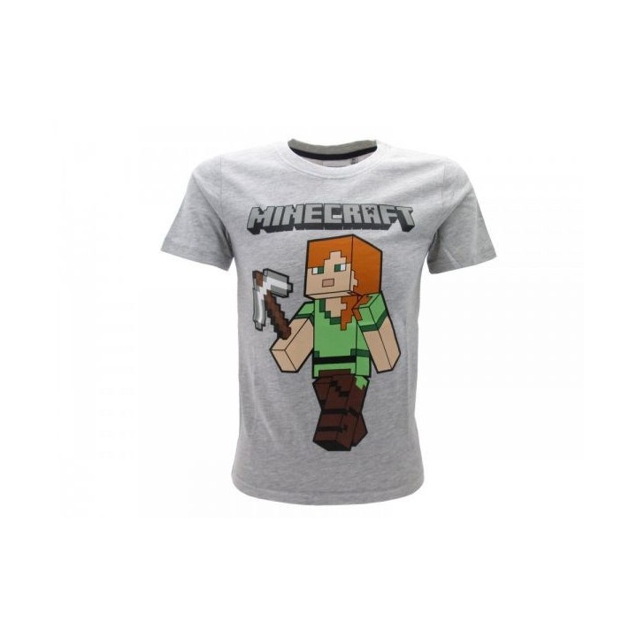 MINECRAFT T-shirt 14 anni grigia