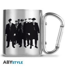 ABYSTYLE PEAKY BLINDERS - Tazza con moschettone (in acciaio): "Peaky Blinders 10th An"