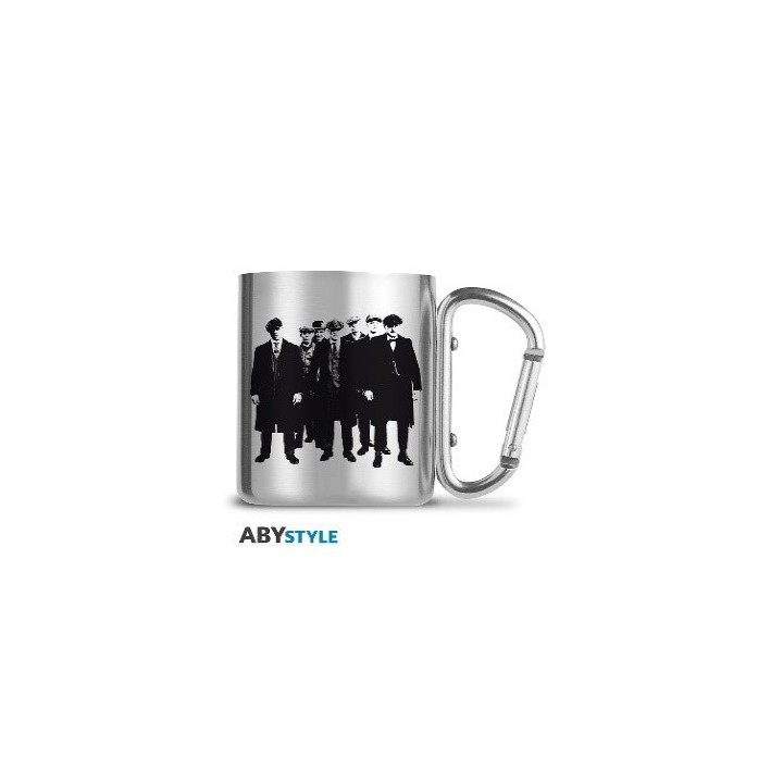 ABYSTYLE PEAKY BLINDERS - Tazza con moschettone (in acciaio): "Peaky Blinders 10th An"