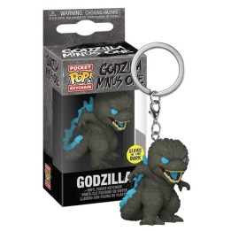 FUNKO POP Keychain Movies: Godzilla Minus One - Godzilla (Heat Ray) (Glows in The Dark)
