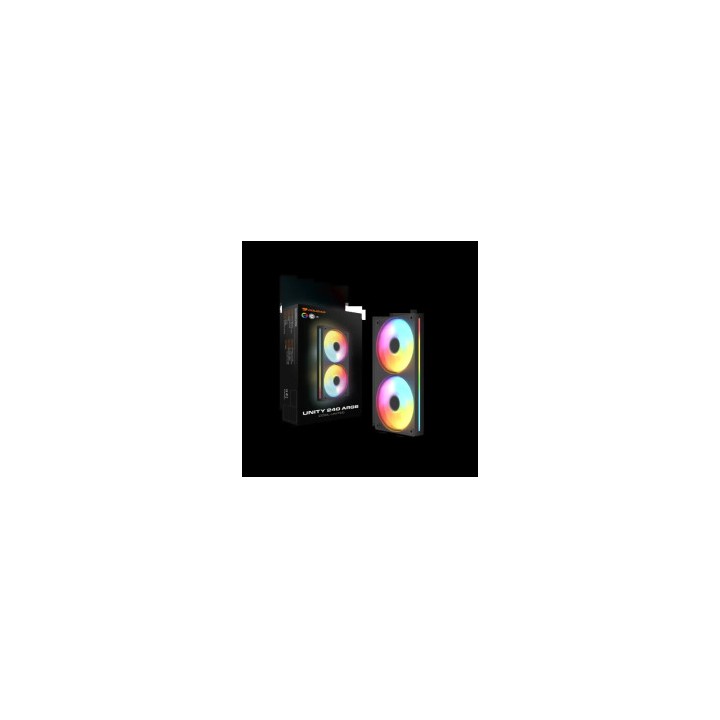 COUGAR VENTOLE CASE UNITY 240-RB ARGB PWM REVERSED BLACK