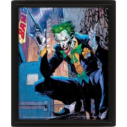 PYRAMID JOKER (BANG) - POSTER 3D LENTICULAR INCORNICIATO