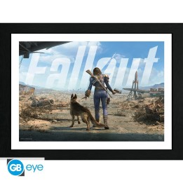 ABYSTYLE FALLOUT - Stampa Incorniciata: "Sole Female Survivor" (30x40)