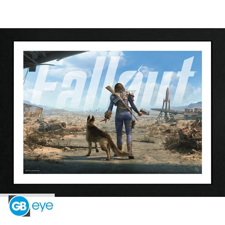 ABYSTYLE FALLOUT - Stampa Incorniciata: "Sole Female Survivor" (30x40)