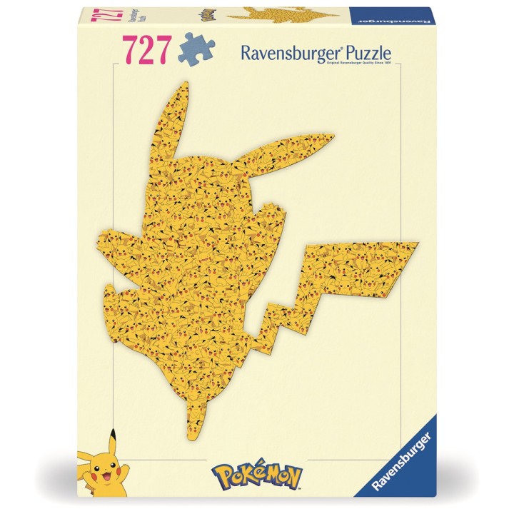 RAVENSBURGER Pikachu Shaped Puzzle 727 pz