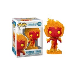 FUNKO POP Marvel: The Fantastic Four S1- Human Torch 9 cm