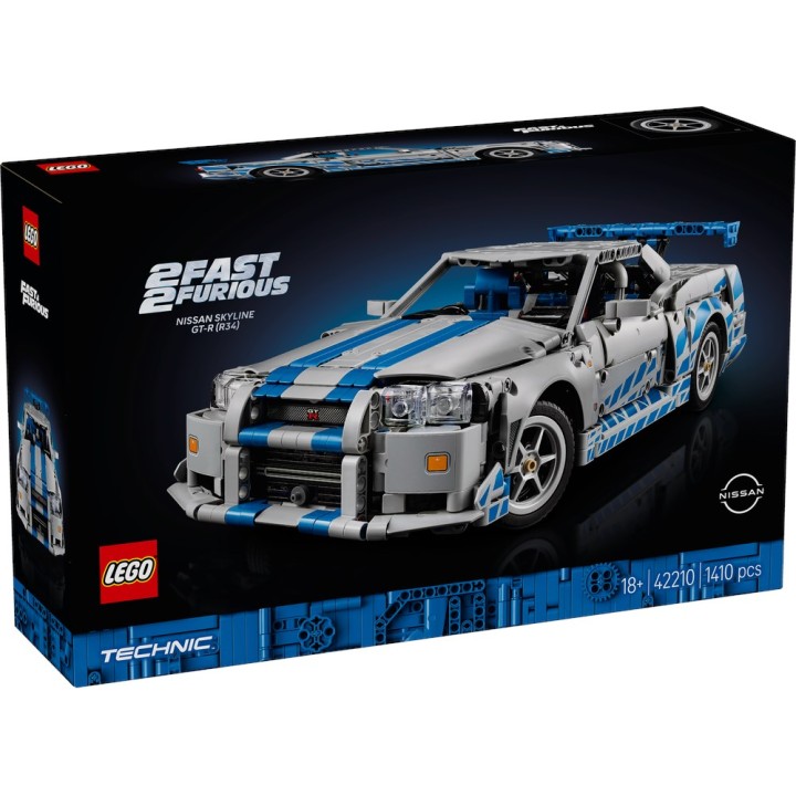 LEGO 42210 TECHNIC - Auto Nissan Skyline GT-R (R34) 2 Fast 2 Furious
