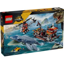 LEGO 77983 JURASSIC WORLD - Attacco alla barca del dinosauro Mosasaurus