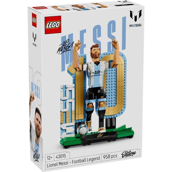 LEGO 43015 EDITIONS SPORTS - Lionel Messi - Leggenda del calcio