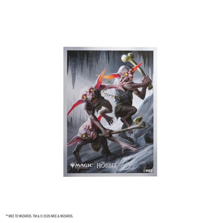 GAMEGENIC Magic: The Gathering - The Hobbit - Premium Art Sleeves - Goblin Army Token