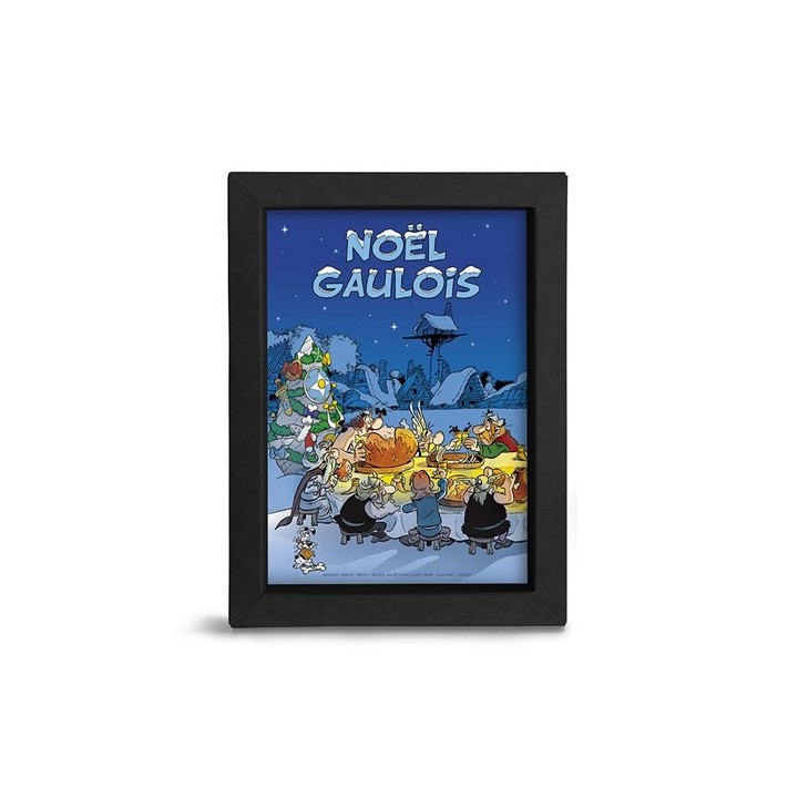 ABYSTYLE ASTERIX - Poster incorniciato: "GAULISH CHRISTMAS"
