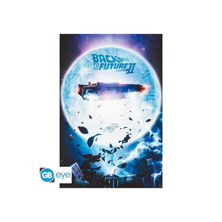 ABYSTYLE BACK TO THE FUTURE - Poster grande: "Flying DeLorean" (91.5x.