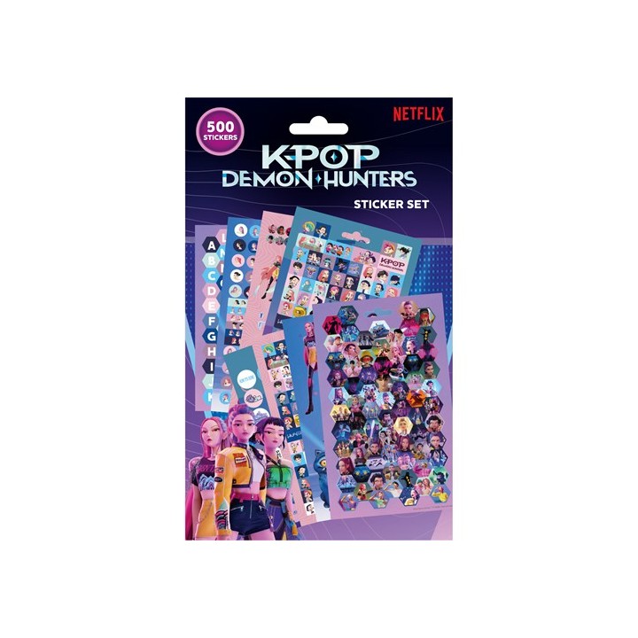 PYRAMID K-POP DEMON HUNTERS (ASSORTED) 500pcs STICKER BOOK