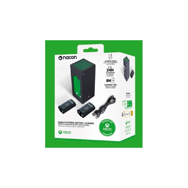 NACON OLP 2 batterie e supporto ricarica per 2 pad XBX