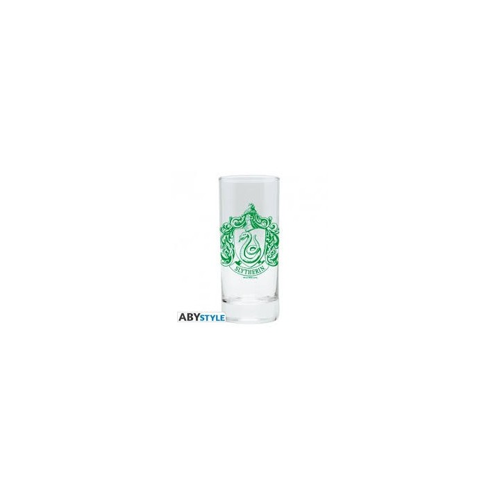 ABYSTYLE HARRY POTTER - Serpeverde Bicchiere in vetro (minimo ordine 2 o multipli)