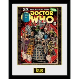 ABYSTYLE DOCTOR WHO - Poster Incorniciato: "Villains Comics"